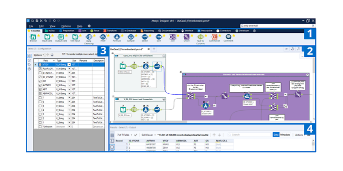 Alteryx tool surface Alteryx tool surface