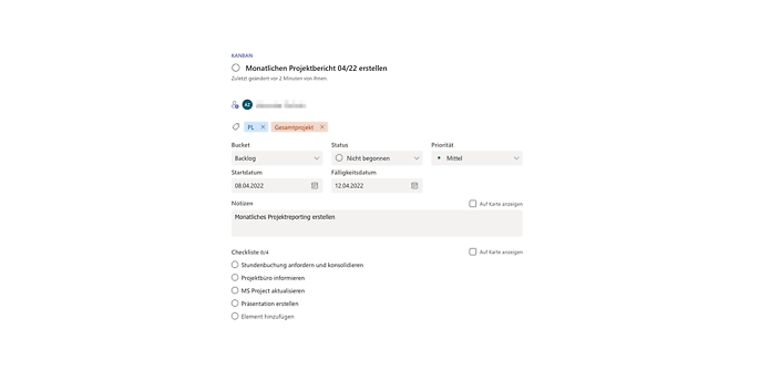 Created Planner Task Created Planner Task