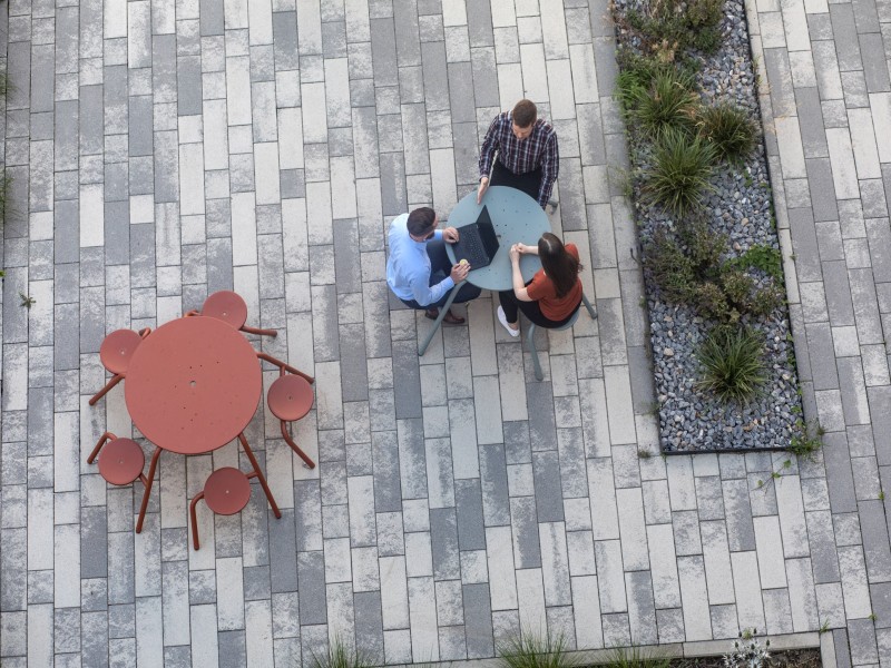 People sitting around a table