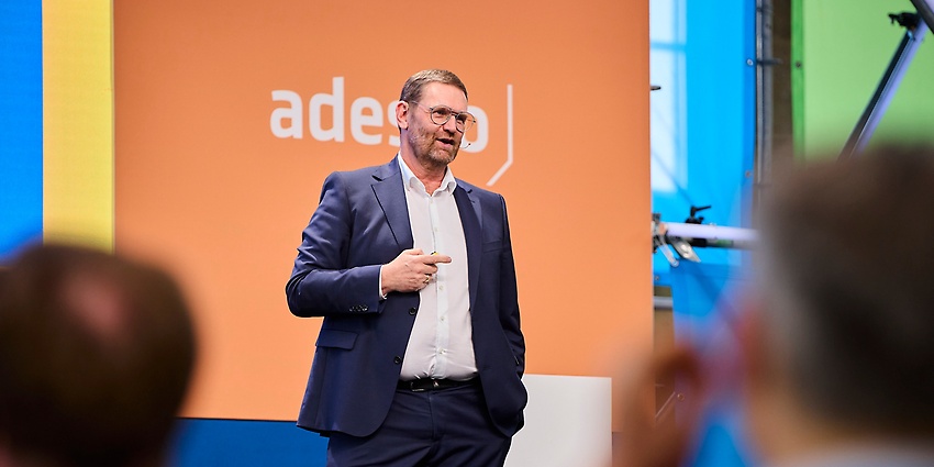 Mark Lohweber, CEO of adesso SE, emphasized the special responsibility of the digital economy for shaping the future of Germany and Europe at the adesso digital day 2025 (Source: adesso)